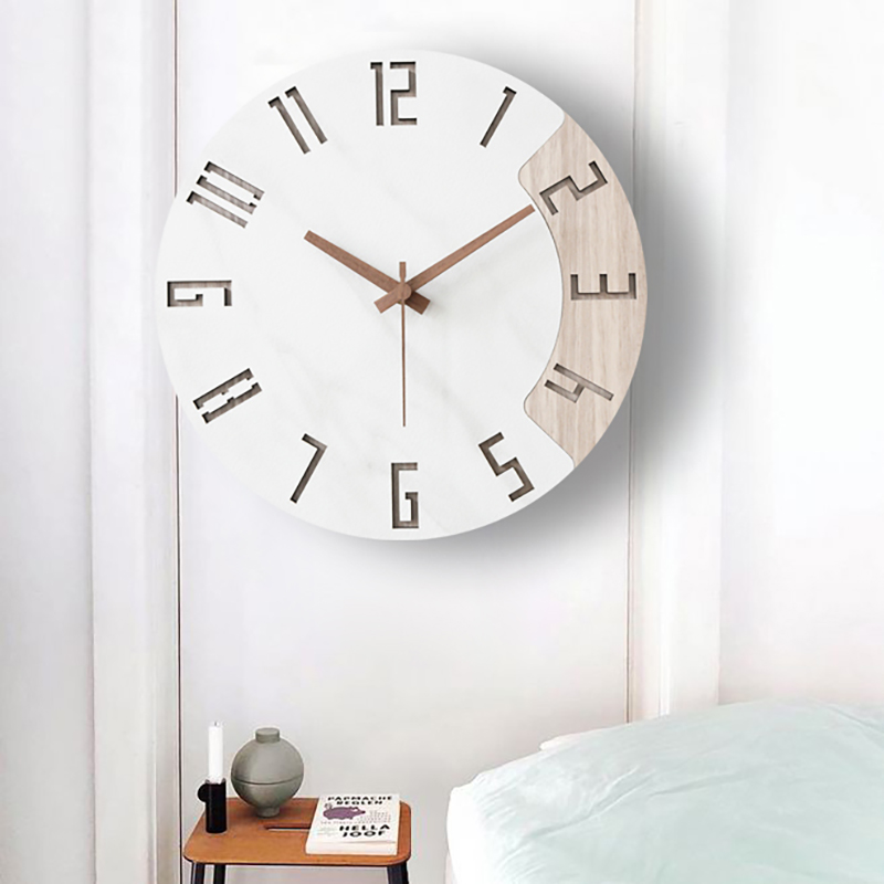 Wall Decor Wooden Clock